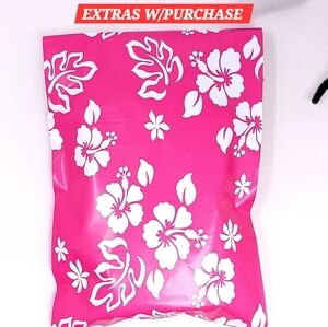 NWT -20ct. 6x9 🌺 Polymailers, Bonus: Random Thank You Cards And Stickers